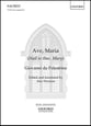 Ave Maria SATB choral sheet music cover